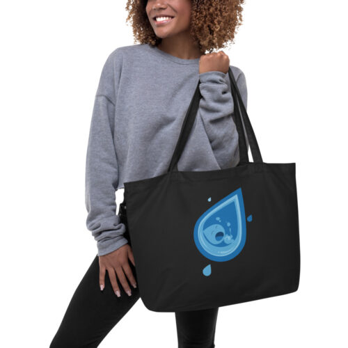 sleepy large organic tote bag
